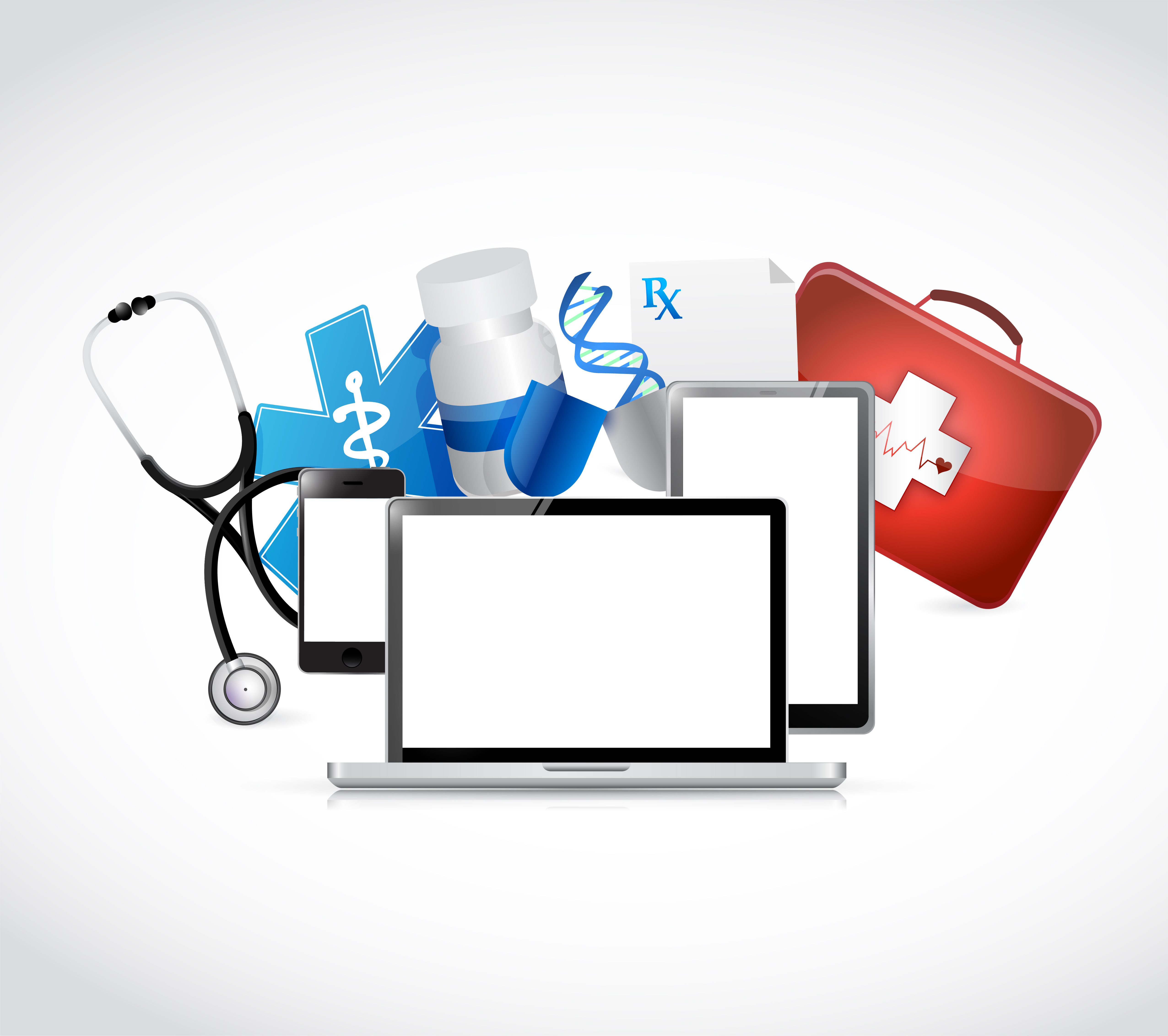 medical technology concepts illustration design